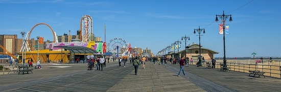 Lungomare di Coney Island, New York