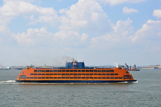 Traghetto per Staten Island, New York