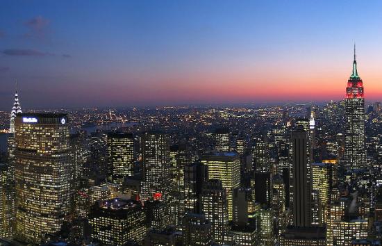 Vista dal Top of Rock, New York