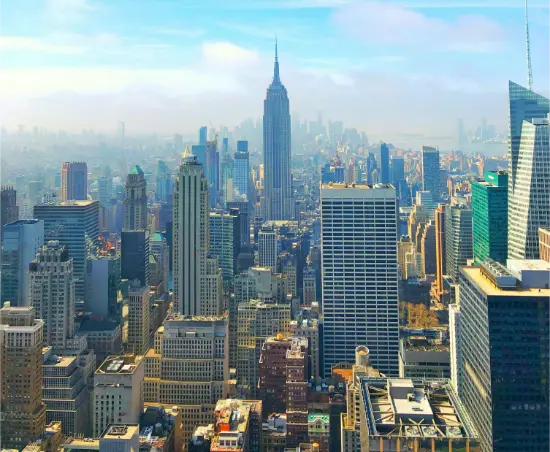 Empire State Building e grattacieli a Manhattan