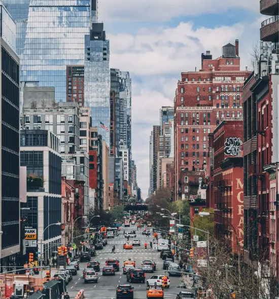 Manhattan in una giornata autunnale, atmosfera tipica di ottobre