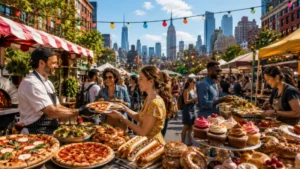 Festival gastronomici a New York: sapori del mondo, mercati stagionali e dritte pratiche per mangiare bene